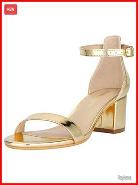 Strappy Chunky Block Low Heeled Sandals 2 Inch Open Toe Ankle Strap